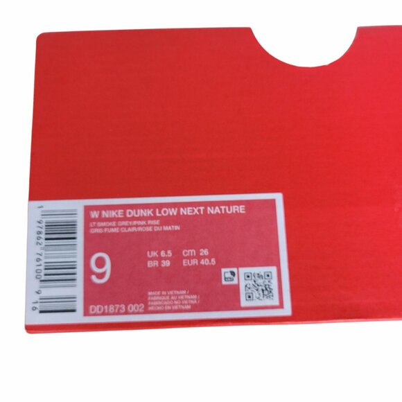 ✨Nike Dunk Low Top Next Nature Sz 9 Women's Shoes Sneakers Gray/Pink DD1873-002 - Picture 8 of 11